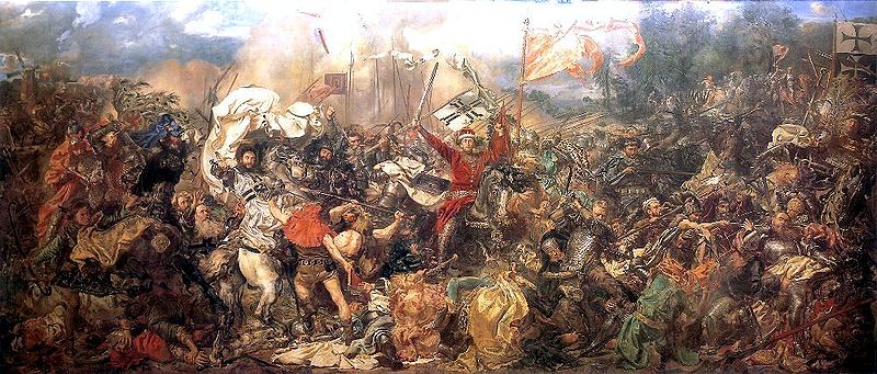 Ян Матейко «Грюнвальдская битва», 1878, масло, холст, 426 x 987 см, из собрания Варшавского национального музея (MNW), фотография предоставлена MNW